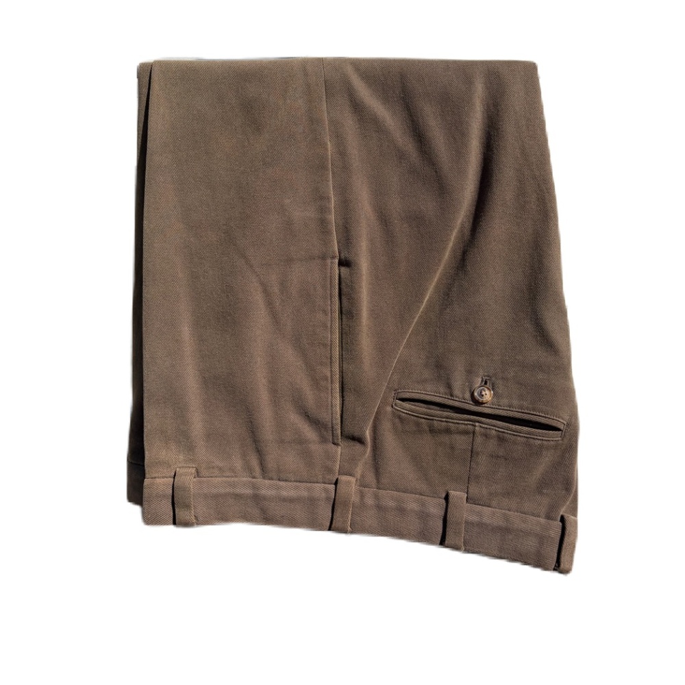 Brooks Brothers Hudson Fit pant 34/30 Olive Brown